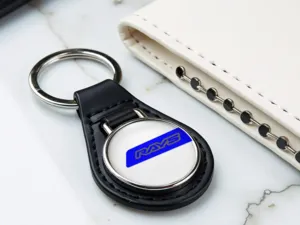 Rays Car Key Ring Stylish Acrylic Tuning Design